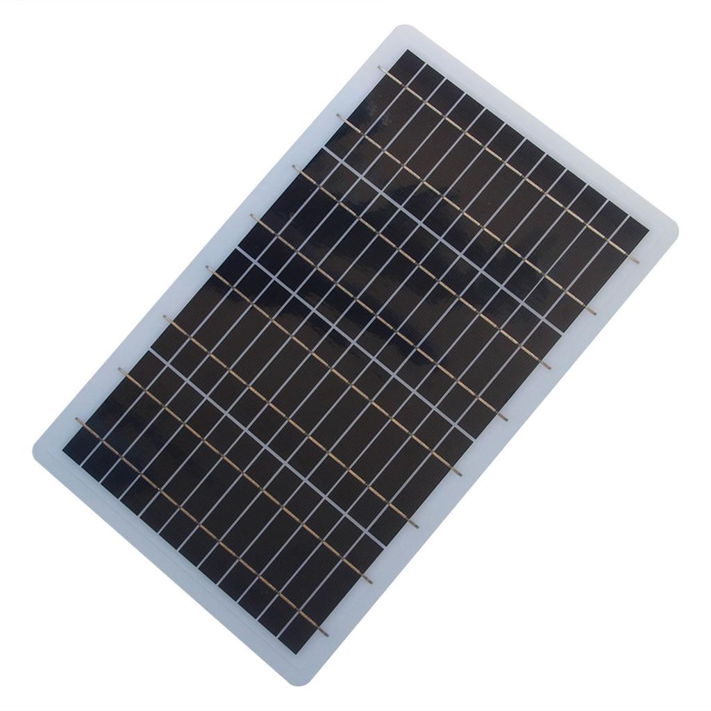 10W 6V Polysilicon Solar Battery Lightweight Polysilicon Silicon Solar Cells for Garden Lamp Home Water Pump Outdoor Use