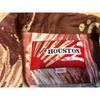 Used Houston Japanese pattern skull Mt. Fuji dragon long-sleeved shirt brown men's aloha shirt