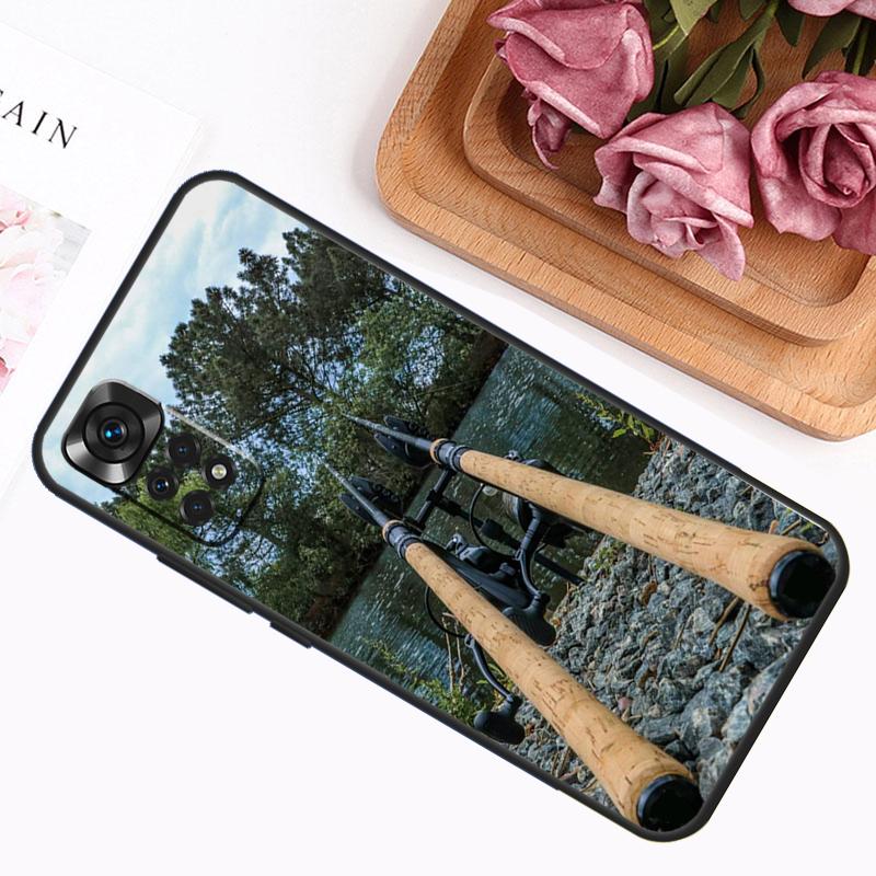 

Carp Fishing Fish Case For Xiaomi Redmi Note 14 Pro 13 12 11 9 10 9S 10S 11S 12S Redmi 14C 13C 10C 12C Cover Redmi Note 12S