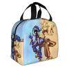 F-Fnaf S-Security B-Breachs Geïsoleerde Lunchtassen voor School Kantoor Waterdichte Thermische Koeltas Bento Box Dames Heren