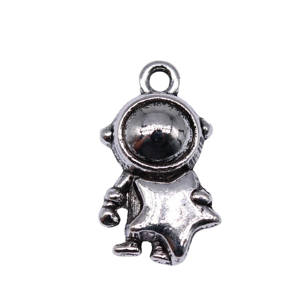Robot Charms Multi Color Rainbows Pendants For Galaxies Fan Jewelry Making