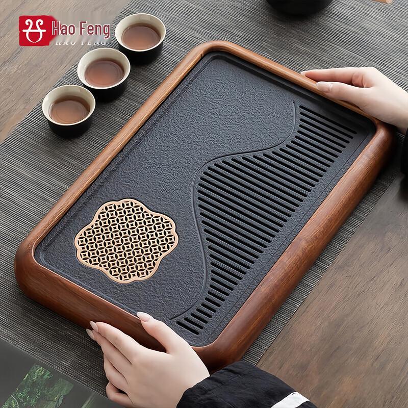 

Haofeng Imitation Wujin Stone Melamine Tea Tray Set