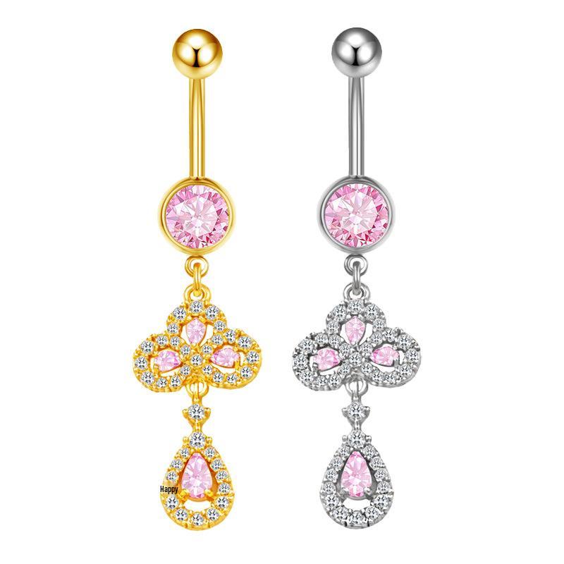 Gaibei Heart & Moon Fashion Navel Ring