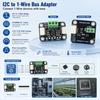 DS2482S 800 8 Channel I2C To 1 Wire Bus Adapter STEMMA QT Qwiic Interface Industrial Long Distance Wiring Sensor Driver Module