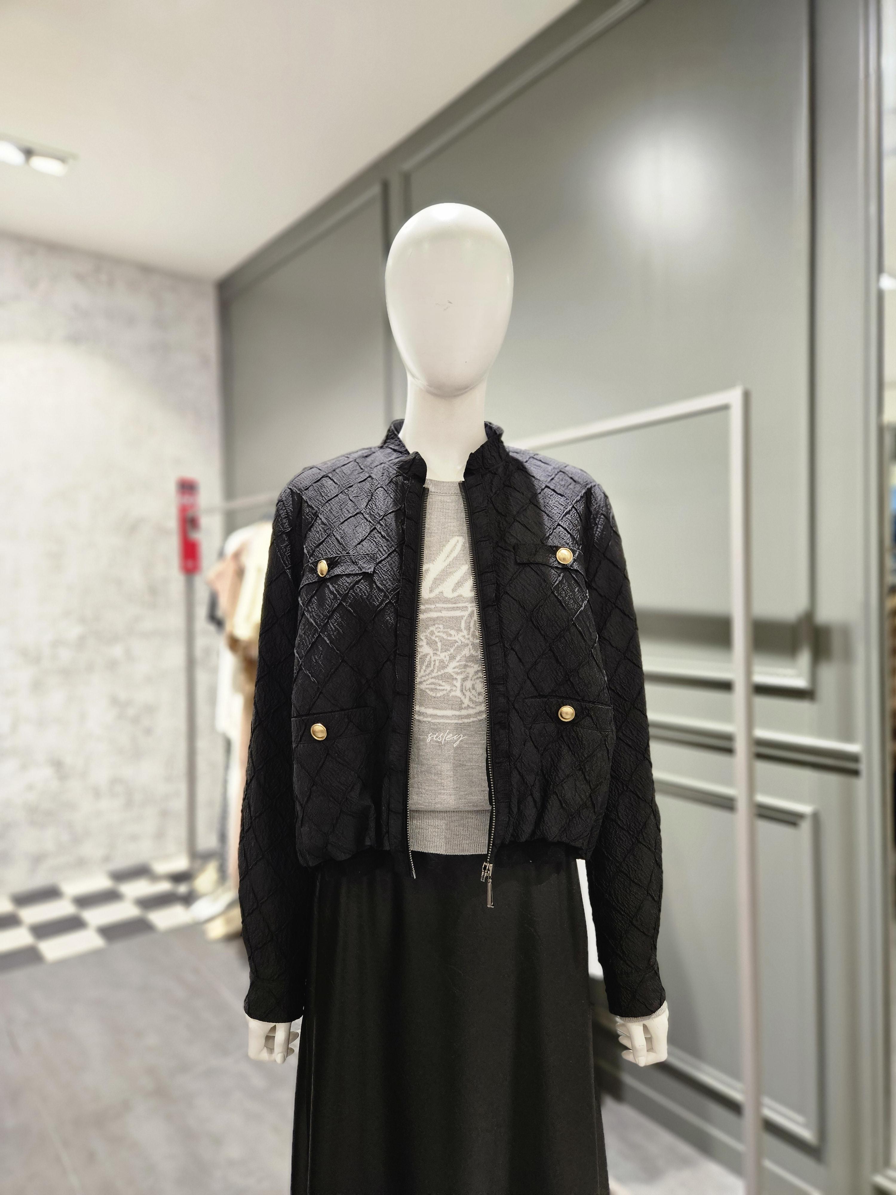 

Céline Coyote Zip-Up Blouson Jacket M чорний