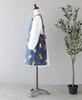 Kids Apron Popping Star with Triangle Scarf Kids Apron M (Light Blue)