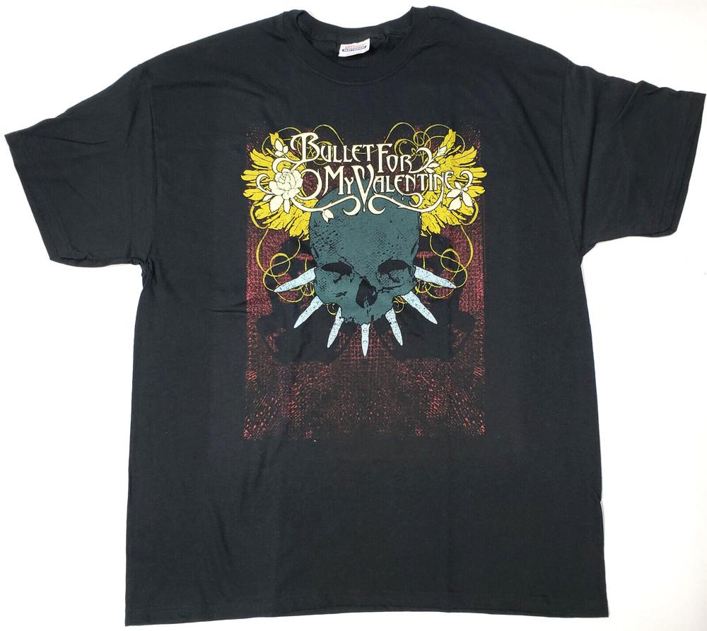 

Bullet For My Valentine T-shirt Licensed Heavy Metal Rock Tee Men s XL Black New Unisex T-Shirt L