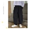Pantalones Largos Cargo Casuales Lisos Sueltos para Niños
