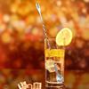 Dual Head Bar Spoon, Cocktail Mixing Spoon, Cocktail Stirrers with Long Handle, Stainless Steel Drink Stirrers with Trident Tip for Coffee