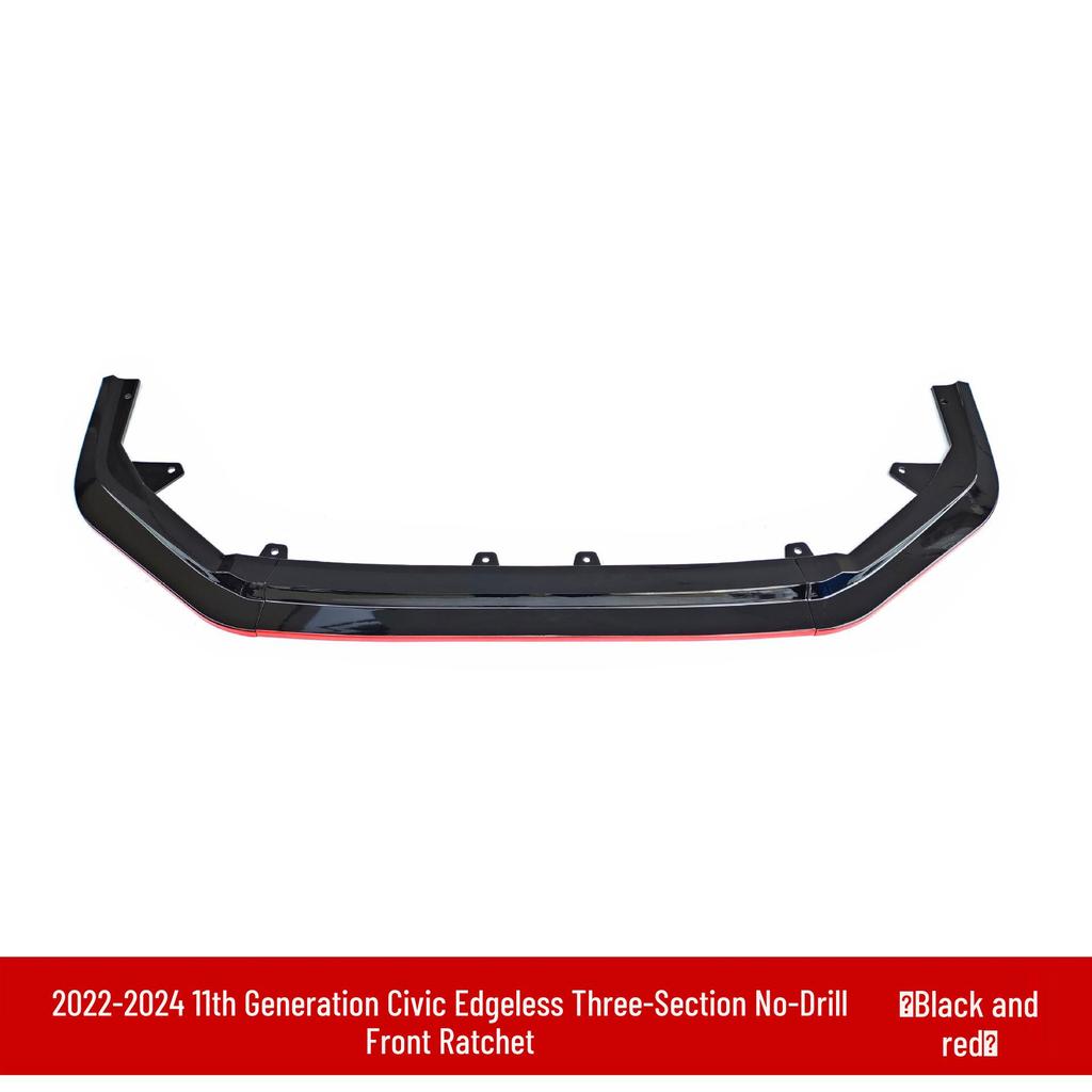 Honda Civic 2022 11th Gen: Upgraded Front Splitter, Rear Wing, Frameless Front Lip, Body Kit, & Rear Lip.