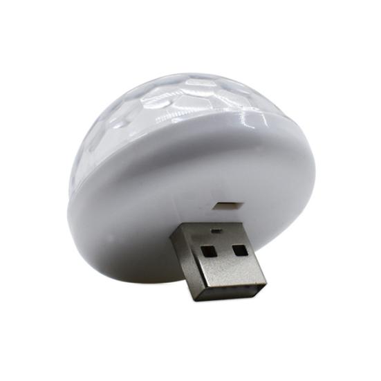 5V Rhombus Half Ball Sound Activated USB LED Atmosphere Light Decorative Lamp