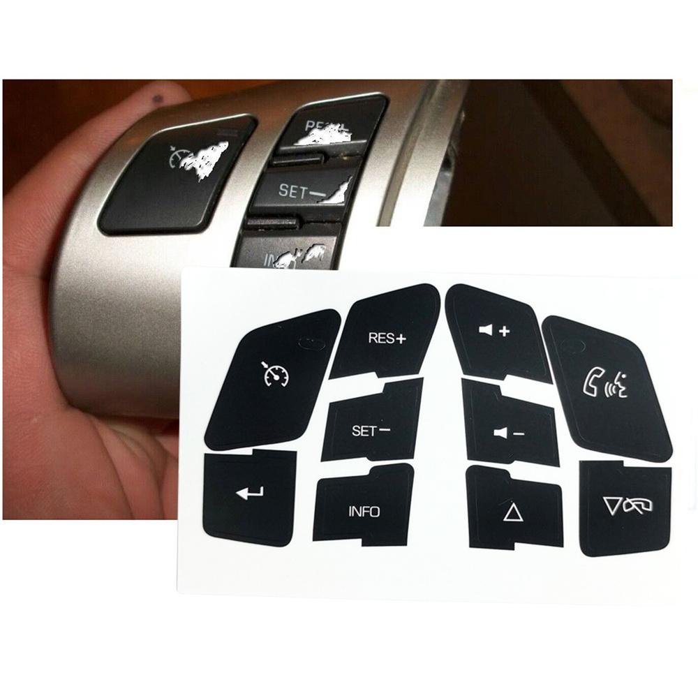 Steering Wheel Button Repair Decals Stickers For Chevrolet Corvette C6 Malibu