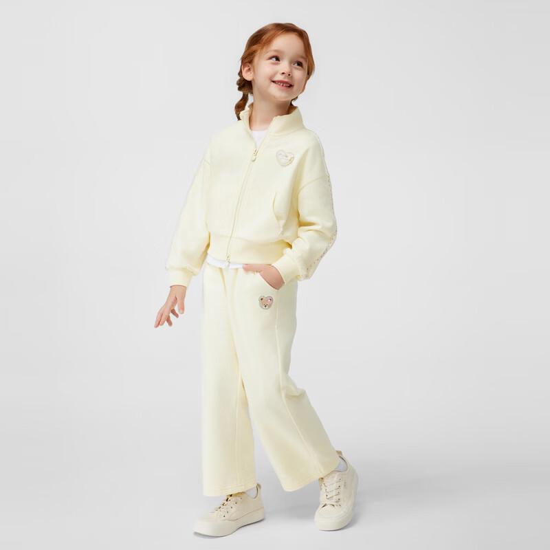 PawinPaw Girls' Cartoon Bear Sportswear Set