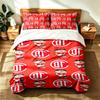 Deportivo Toluca Futbol Club (1) 3pc set suitable for master bedrooms soft and comfortable an ideal gift for family and friends Includes one duvet cov