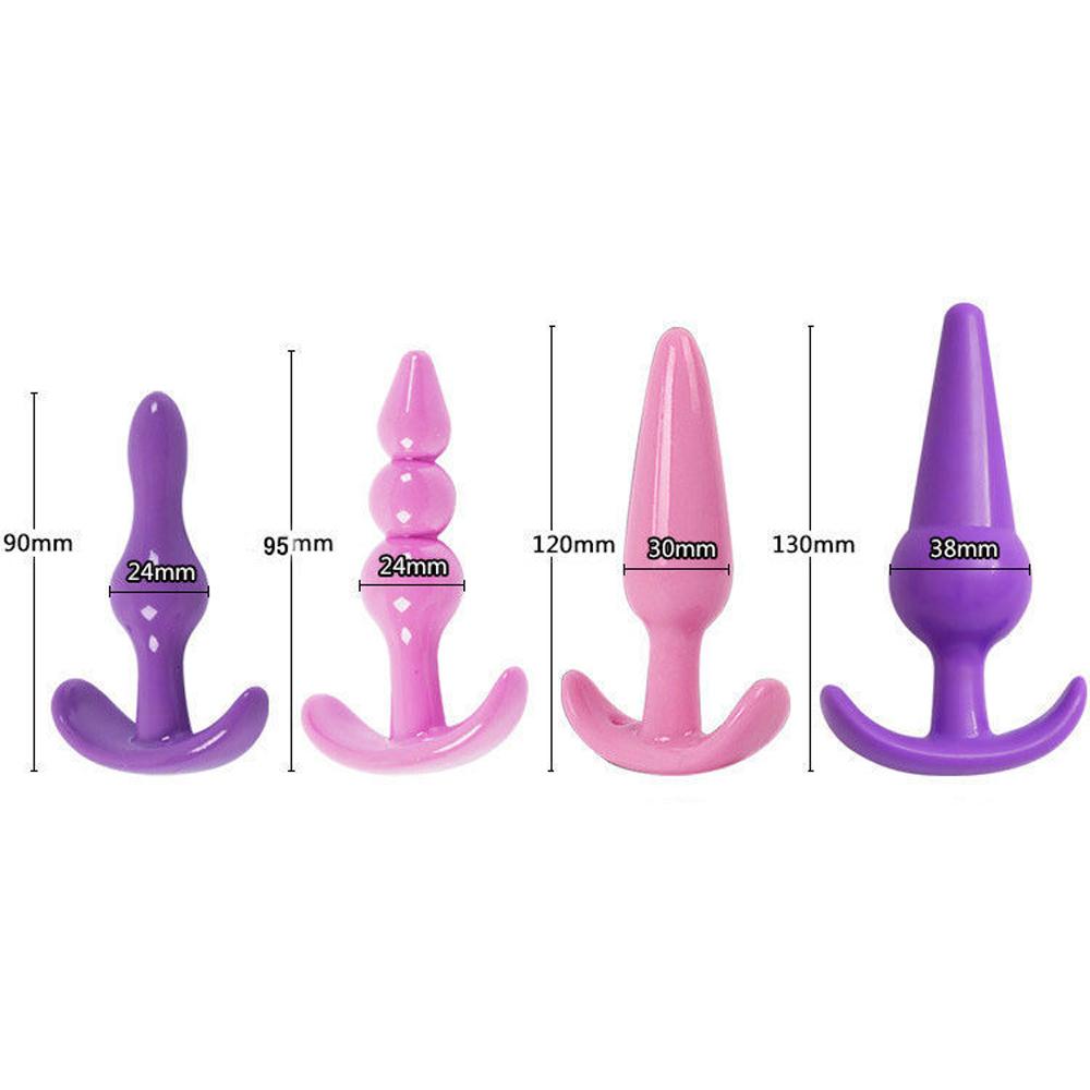 Soft Anal Dildo Butt Plug Prostate Massager Adult Gay Phalluses Anal Plug Beads G-spot Erotic Sex Toys For Men Women