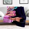 "Vivid Hair Color Collection: Brighten Up Your Look!"Blanket Lightweight Flannel Throw Blanket for Sofa, Bed, Travel, Camping, Livingroom, O