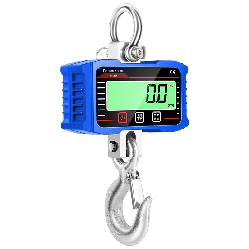 

Промислові електронні кранові ваги 2000 кг з РК-дисплеєм, ручні підвісні гакові ваги 2T, вантажопідйомність 1000 кг