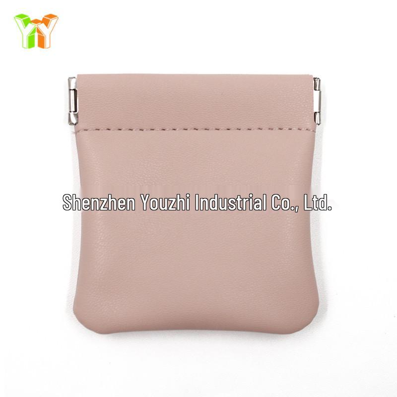 

In-Stock Unisex Leather Short Wallet: Key Holder, Coin Purse, Earphone & Card Organizer розовый