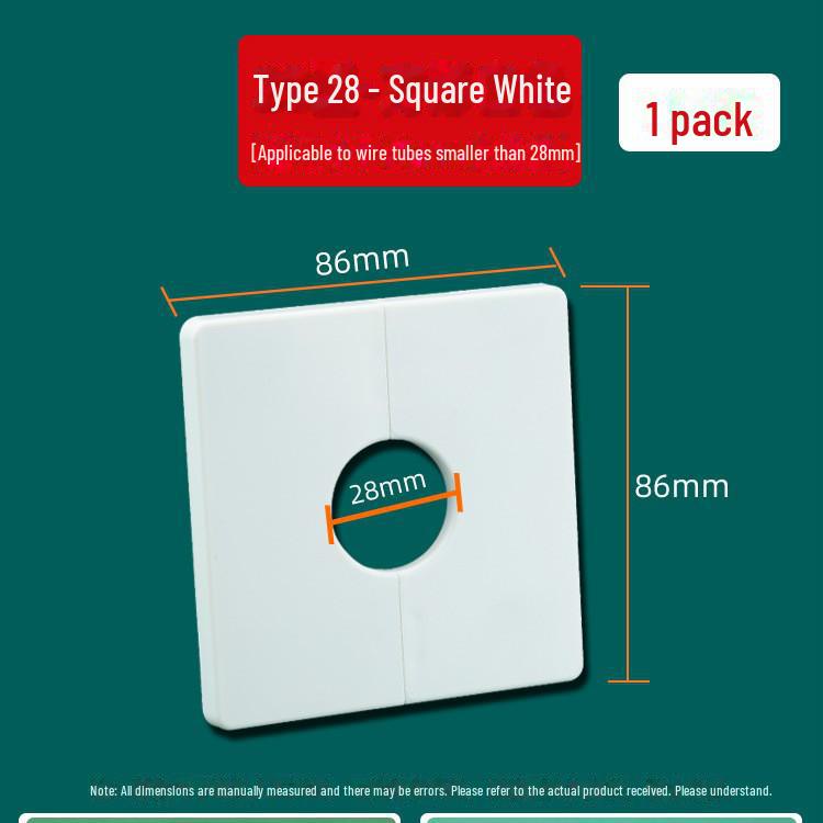 "Cubierta Decorativa para Agujero de Pared para Tuberías de Aire Acondicionado y Grifo"