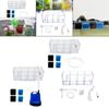Fish Tank Filter Box Sturdy Silent Fish Tank Accessories Circulation Water Cleaning Lightweight Water Purifier Filtration System