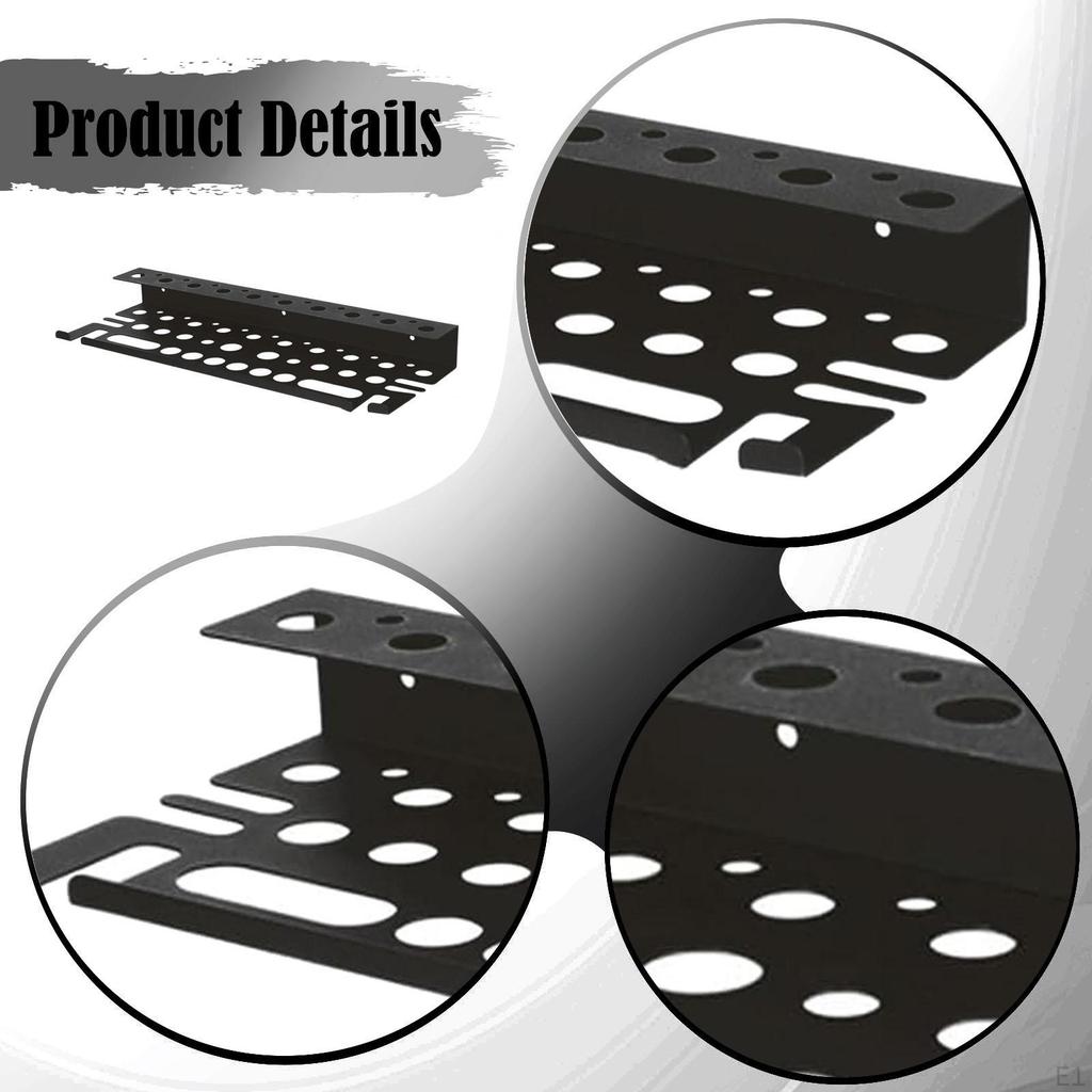 Screwdriver Holder Wall Rack,Shed Multifunctional Easy Installation Organizer Floating Shelf for