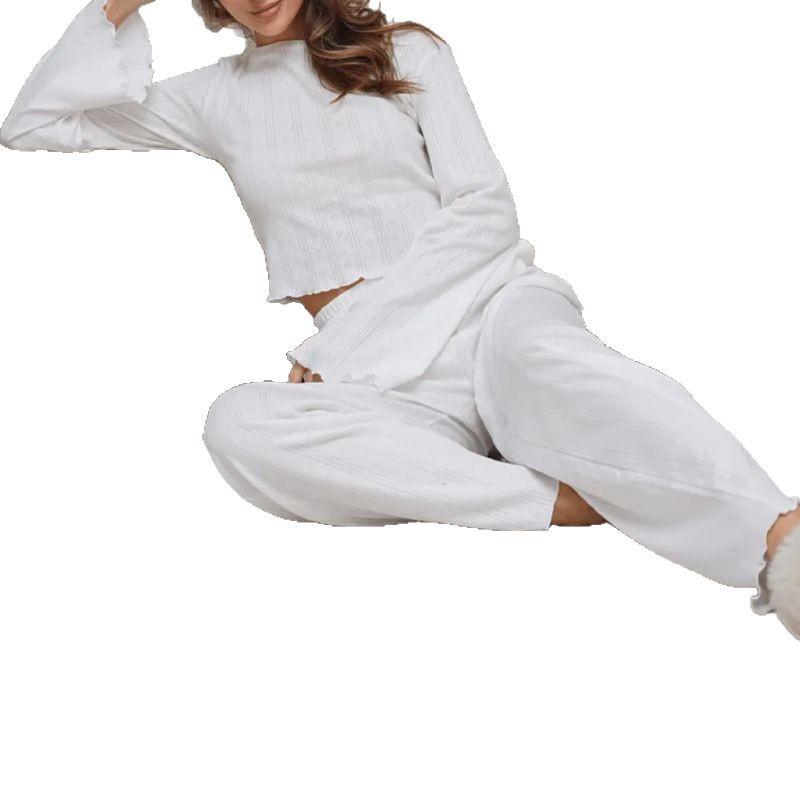 Exquisite Loungewear Long Sleeve Pants Pajamas