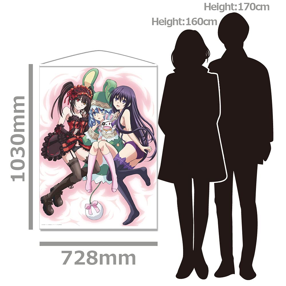 Azu Maker Date A Live III B1 Tapestry [Yatogami Tohka & Tokisaki Kurumi & Yoshino]
