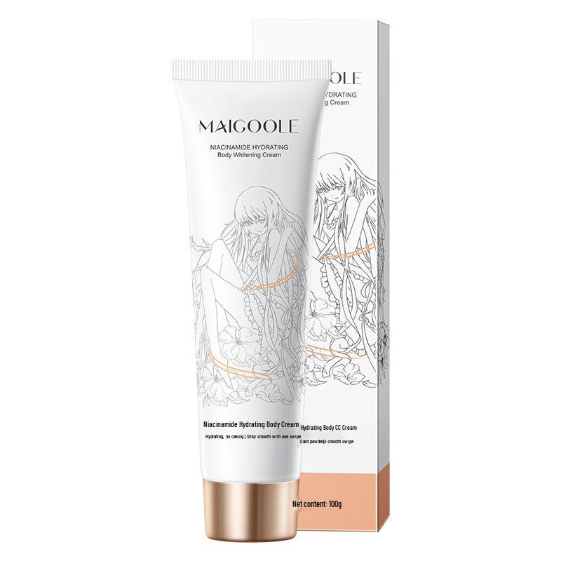 

Meidailin Niacinamide Hydrating Body CC Cream for Moisturizing and Brightening Skin Tone.