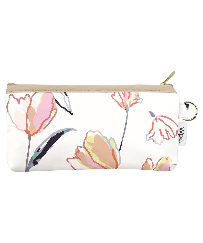 Folding Floating Rain Perfect for and Stylish and Cute for Floral Clear with Gold [2025] Wpc. Umbrella, Tulip, Mini, Off-White, Umbrella, Commuting,