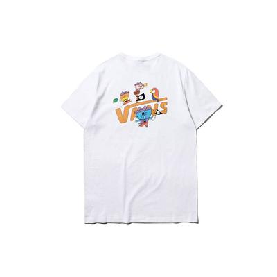 Vans Asian Artist Collaboration Series Grafikdruck Kurzarm T-Shirt Herren Tops Weiß VN0A4RASWHT