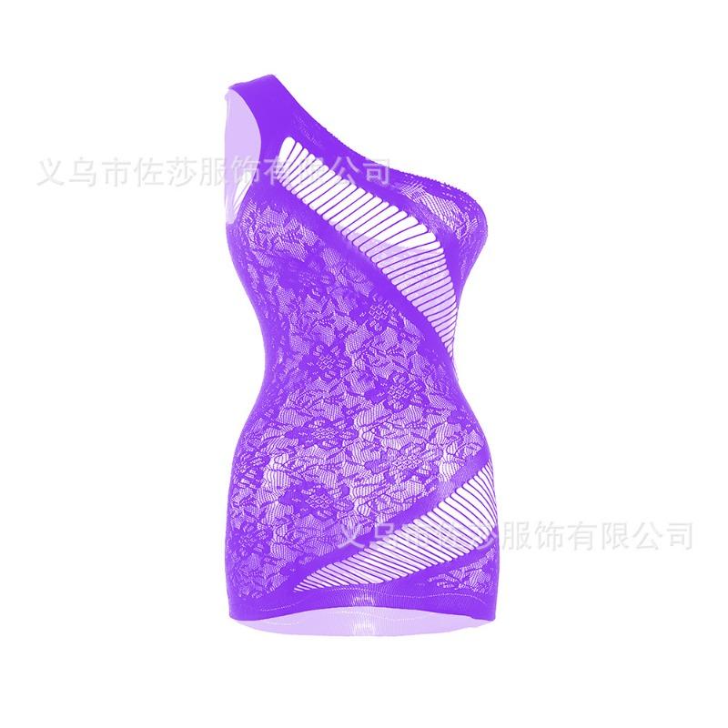 Sexy underwear new one-piece free sexy one-piece mesh clothes perspective uniform temptation hip skirt