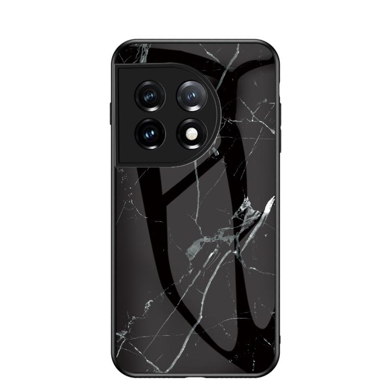 For OnePlus 11 Case Luxury Marble Grain Hard Tempered Glass Protective Back Cover Case For OnePlus 10 Pro 10T OnePlus11 shell
