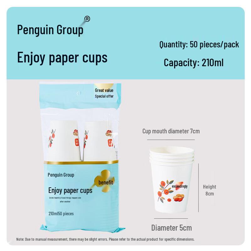 

Penguin Tuantuan Good Things Happen Disposable Paper Cups