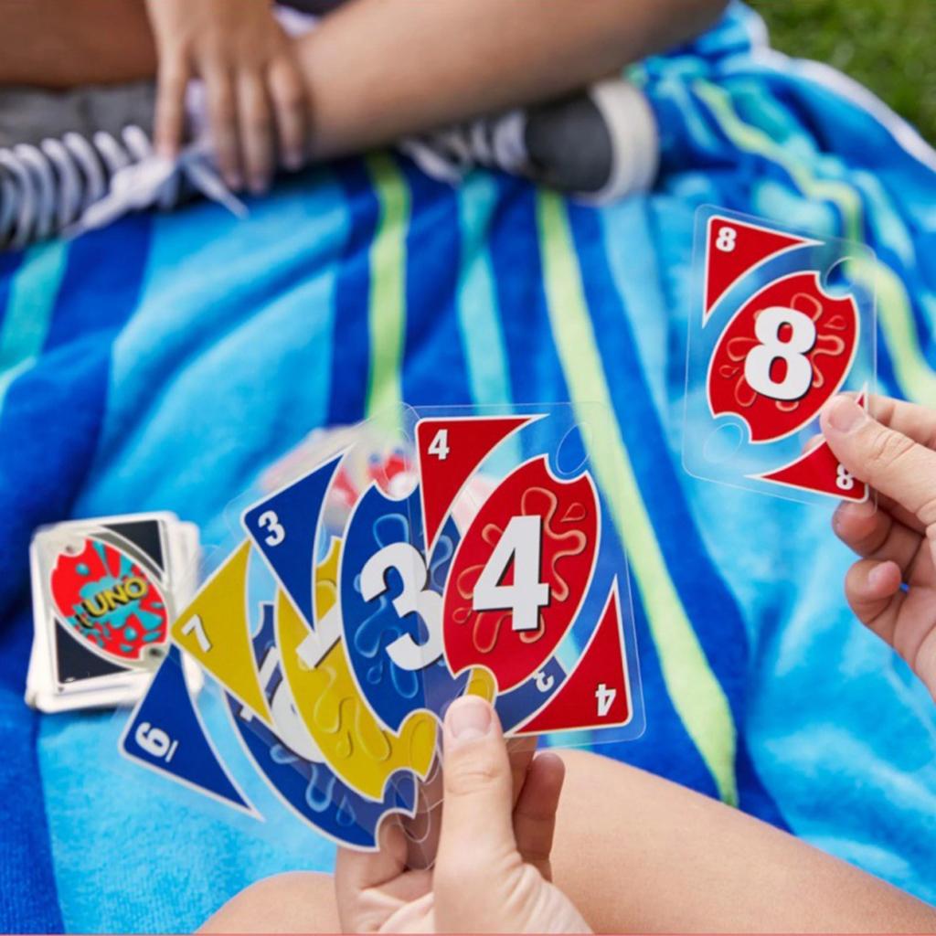 UNQHI Acrylic Waterproof Material Board Game - Suitable For 2 To 10 Players, Ages 7 And Above. A Color And Number Matching Card Game.