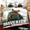 TV Top Gun Maverick Ložní souprava Pro kluky Dívky Jednolůžko Královská velikost Povlak na peřinu Povlak na polštář Postel Děti Dospělí Módní Domácí textil