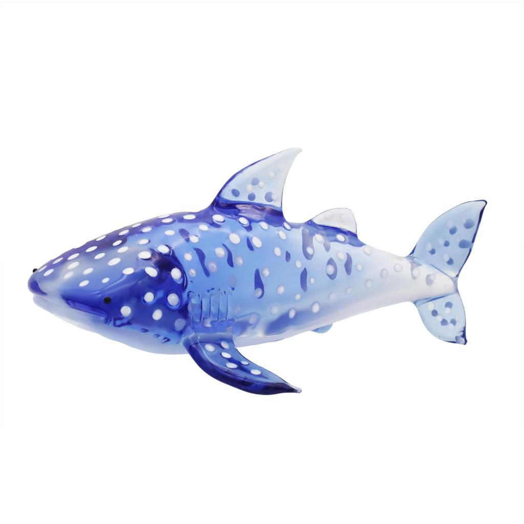 Four Cart Cute Handmade Glass Whale Shark