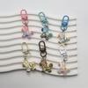 1/6Pcs Cartoon Auspicious Clouds Pony Keychain Cute Year Of The Horse Resin Keyring Bag Pendant Decoration  Year Friend Gifts