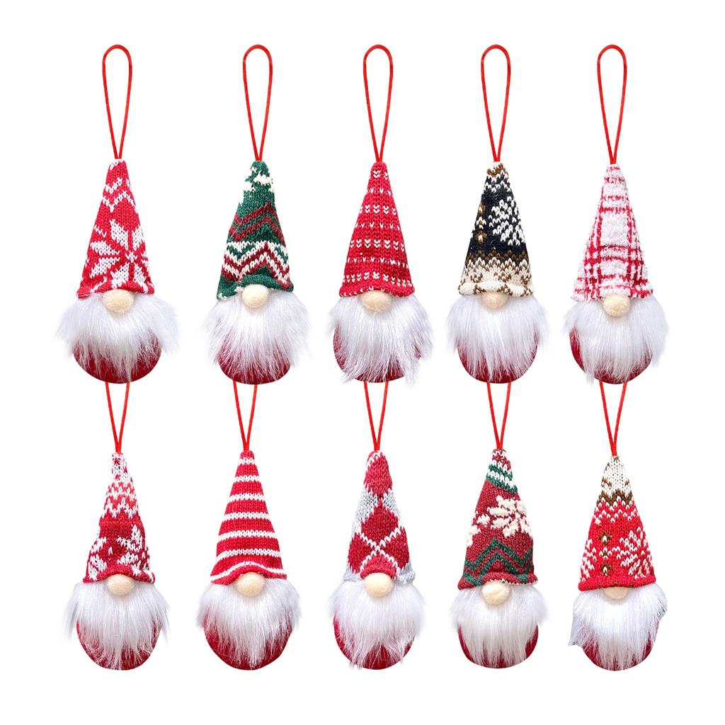 Christmas Decorations: Christmas Hats, Christmas Lollipop Caps, Christmas Hat Knife And Fork Covers, Wine Bottle Caps, Decorative Items