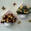 Yousheng Hanging Flower Basket, Sustainable Use Handcrafted Unique Design, Durable Wear-Resistant Home Decoration, for Balcony Garden