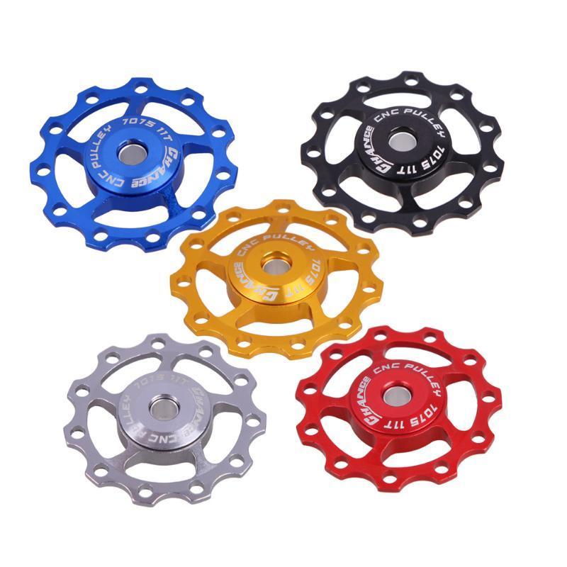 Silver KCNC AL7075 Jockey Wheels Bike Bicycle Rear Derailleur Pulley 11T