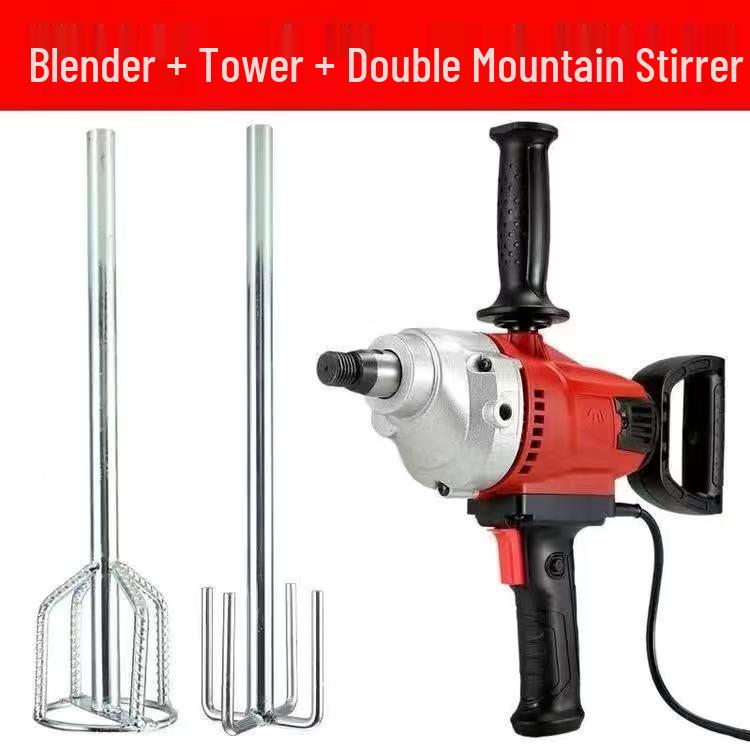 Powerful Multi-Functional Electric Mixer for Paint, Putty, Cement, and Plaster