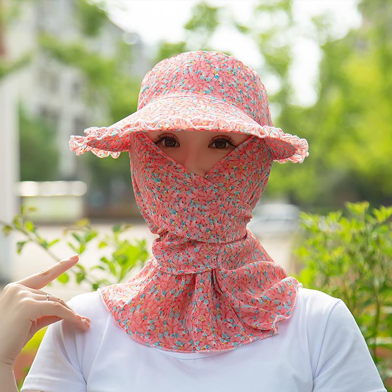 Wide Brim Bucket Hat Sunscreen Tea Picking Cap New Sun Hat  Outdoor