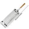 Rolling Grilling Baskets Grilling Net Tube BBQ Rolling Cage Round Mesh Barbecue Cylinder Cage Cooking Accessories for Meat