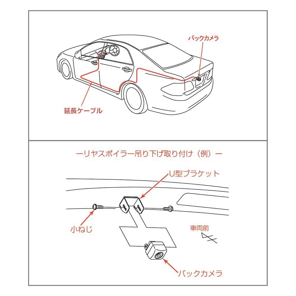 ECLIPSE BEC113G Compatible, Universal RCA Compatible, Ultra Small, License Plate Mounting, IP67 High Waterproof,