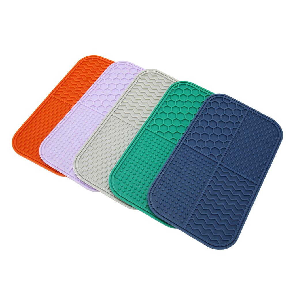 Vantuzlu Evcil Hayvan Yalama Matı Boğulmayı Önler Silikon Yavaş Besleyici Köpek Fıstık Ezmeli Yalama Pedi için