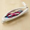 Sekisei Decopin Glasses-Shaped Portable Folding Scissors Keychain Light Green DP-8330-33, Compact Travel Scissors Made in Japan
