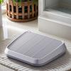 Litter Box Steps Ramp for Indoor Cat Double Layer Elevated Tray with Filter Function Non-Slip Trapper Easy Cleaning Supplies