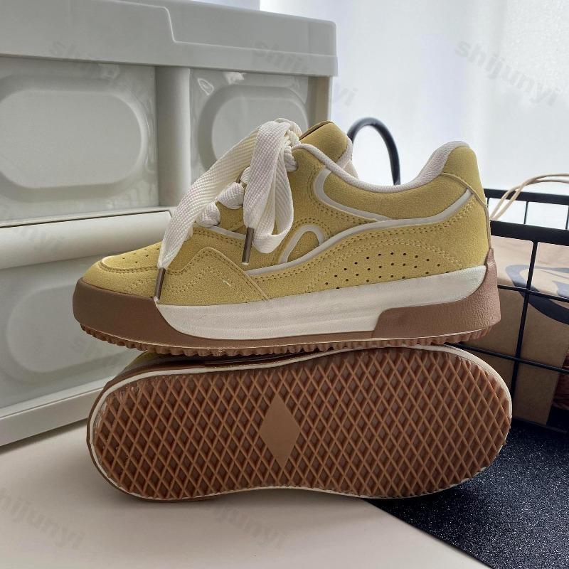 Women's Platform Sneakers 2025 Autumn Fashion Lace Upbreathnable Height Increase Casual Shoes Comfortable Outdoor Non Slip Flats