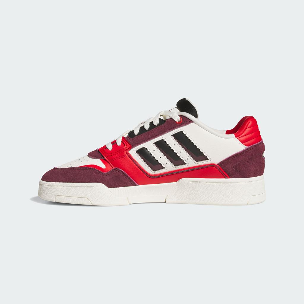 Herren Sneaker Adidas Originals Drop Step 2.0 Low top Skateboard Schuhe Unisex Weiß Rot