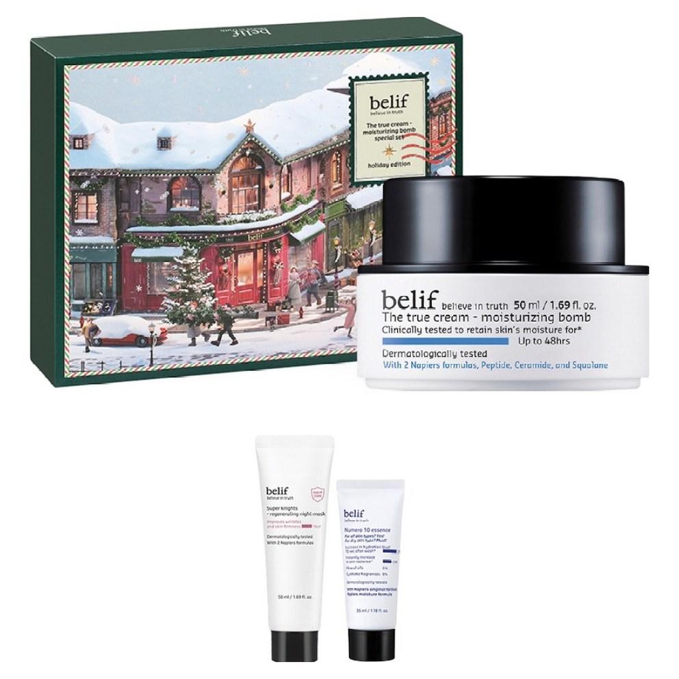

[belif] The True Cream Moisturizing Bomb Holiday Set
